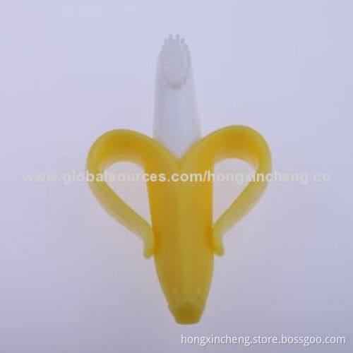 Silicone Babies' Shark-shaped Toothbrush, Sized 10.3*6.2*3.2cm